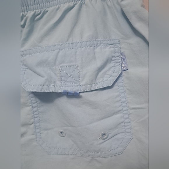 TOMMY BAHAMA RELAX MEN’S BLUE SWIM TRUNKS SIZE L DRAWSTRING WITH POCKETS - Picture 6 of 8